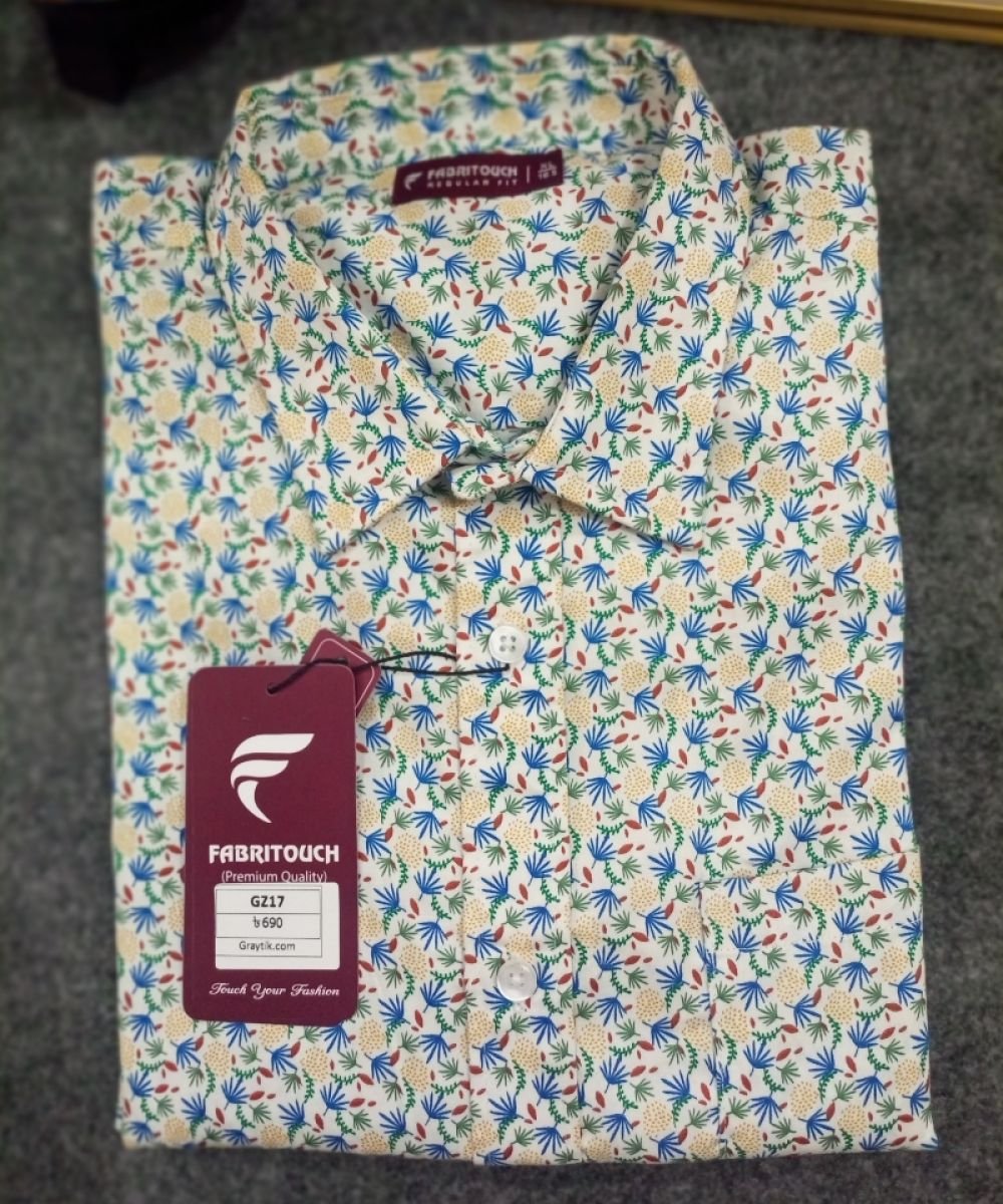 Luxurious Giza Cotton Fabrics Shirt For Men's