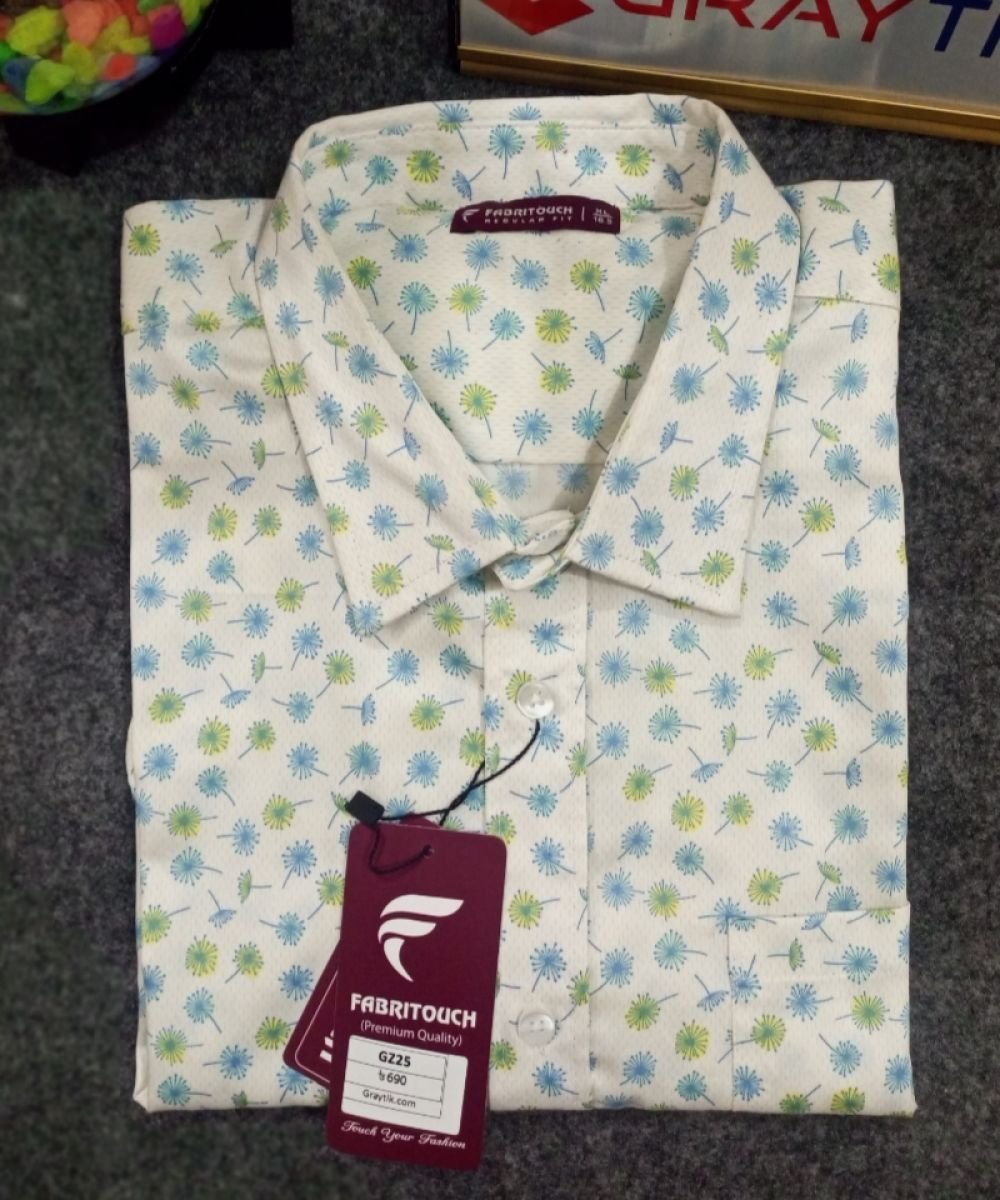 Luxurious Giza Cotton Fabrics Shirt For Men's